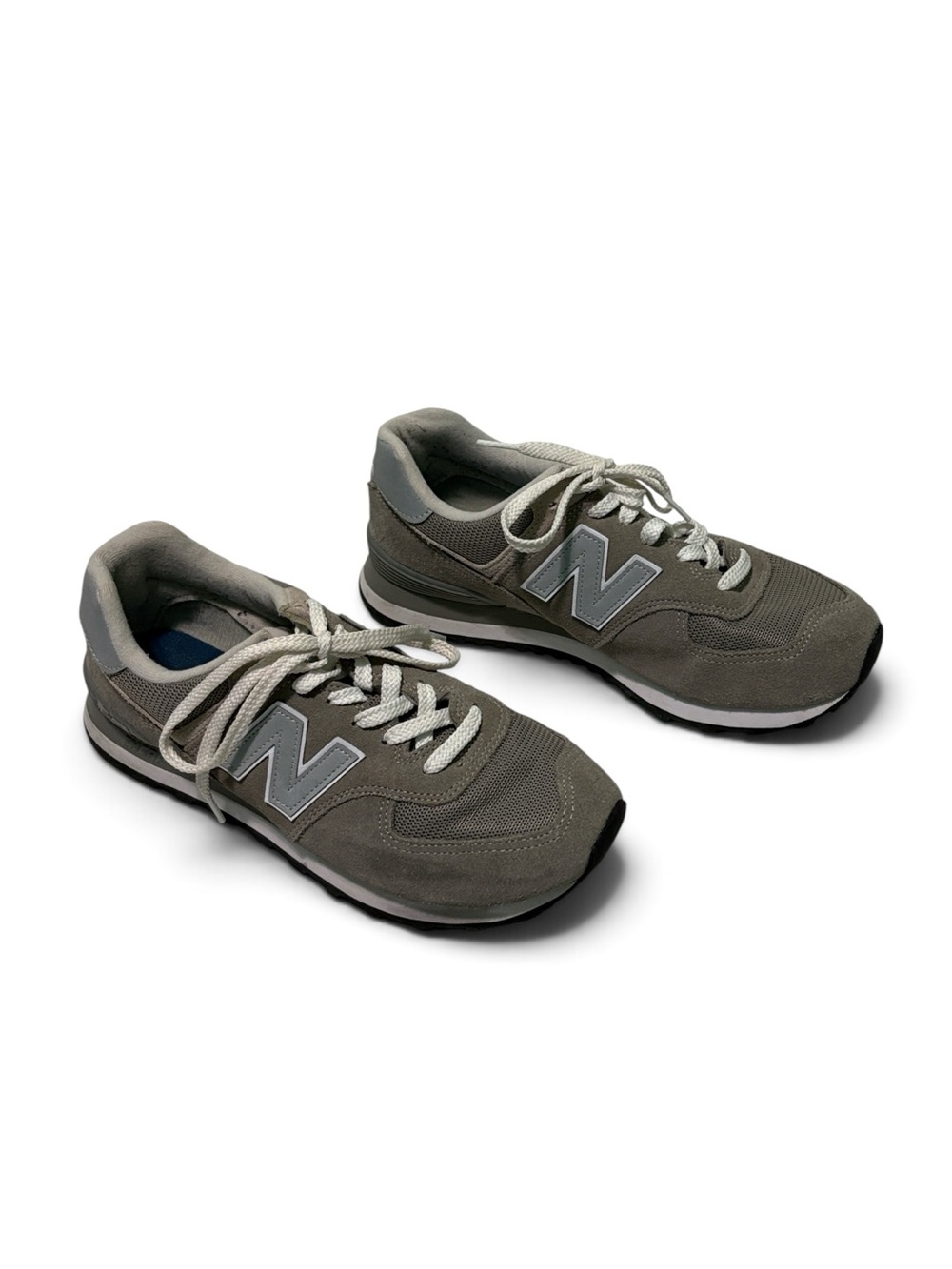 New Balance 574 Women’s 10.5 Gray and White Classic Sneakers